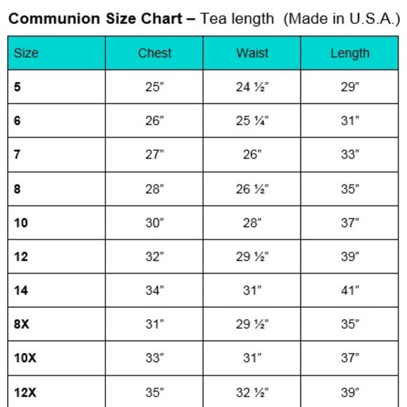 Sizes 10 & 12 - Girls White First Communion Dress w/ Cotton Eyelet (179) - Picture 3 of 5